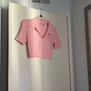 Cute pink urban outfitters crop top